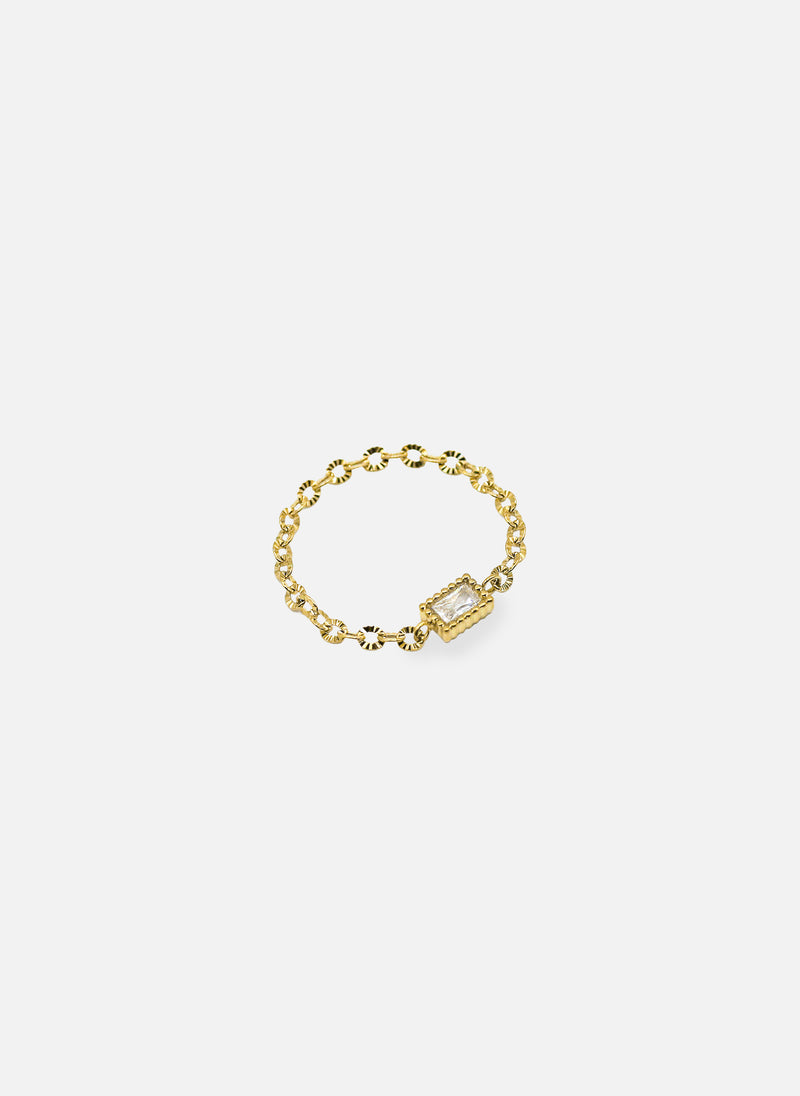 Chain ring Daya Rectangle Étoilée