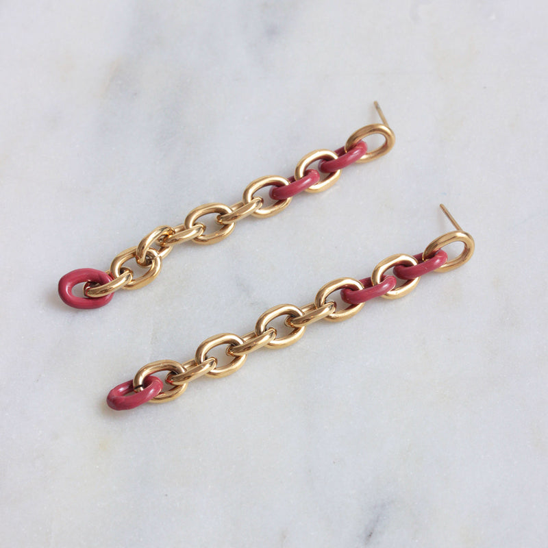 Drop earrings Cygnus