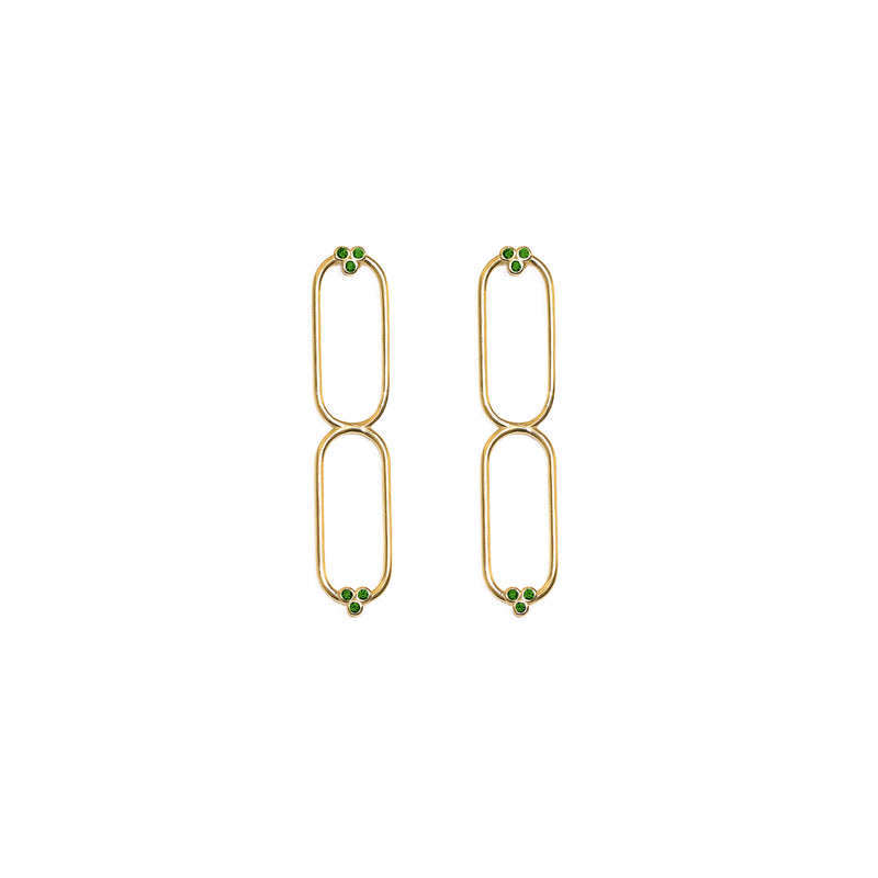 Drop earrings Ménétios