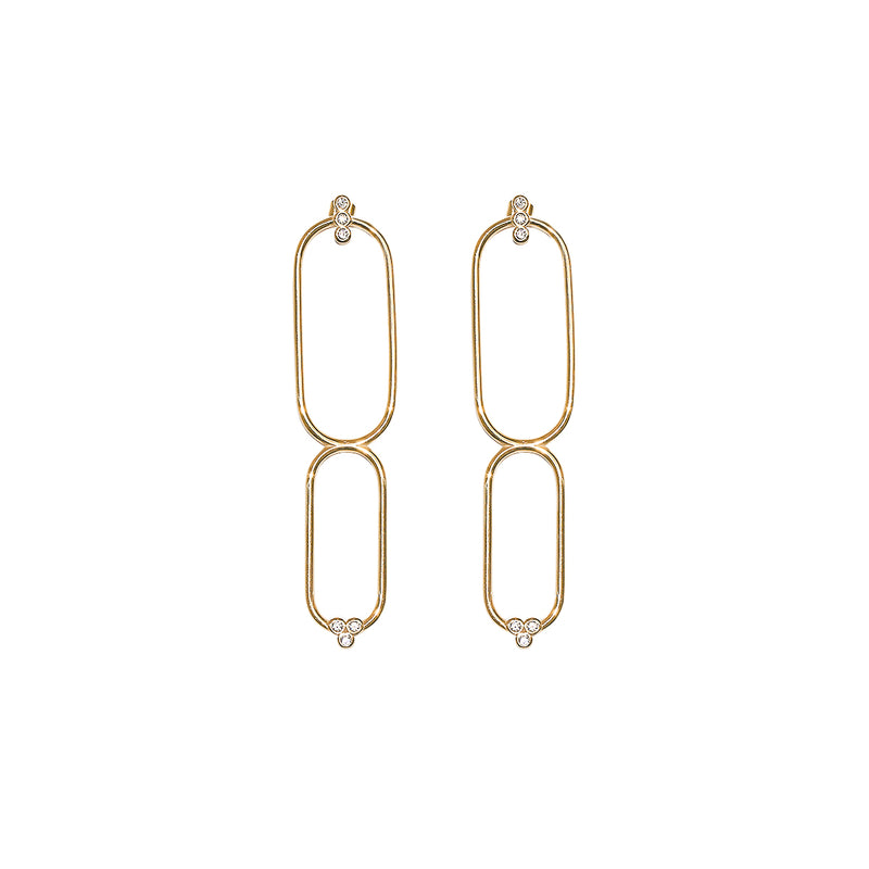 Drop earrings Prométhée