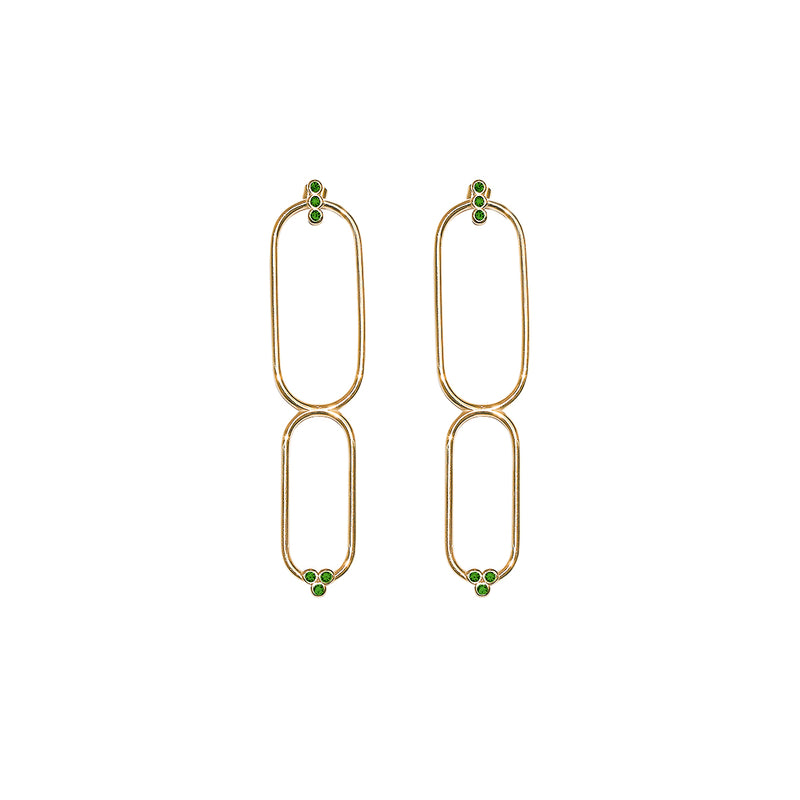 Drop earrings Prométhée